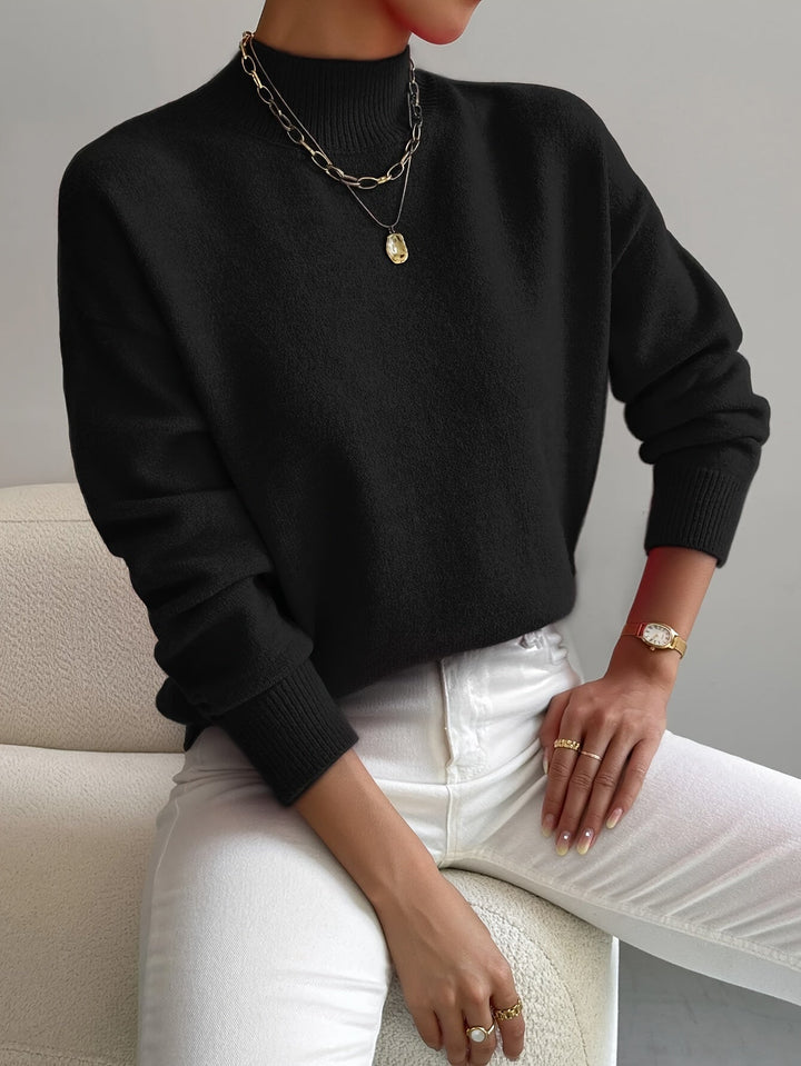 Christiane | Jersey Suave de Cuello Alto