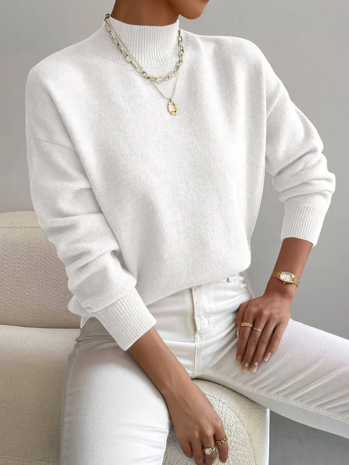 Christiane | Jersey Suave de Cuello Alto