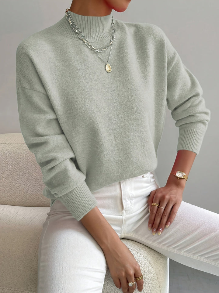 Christiane | Jersey Suave de Cuello Alto