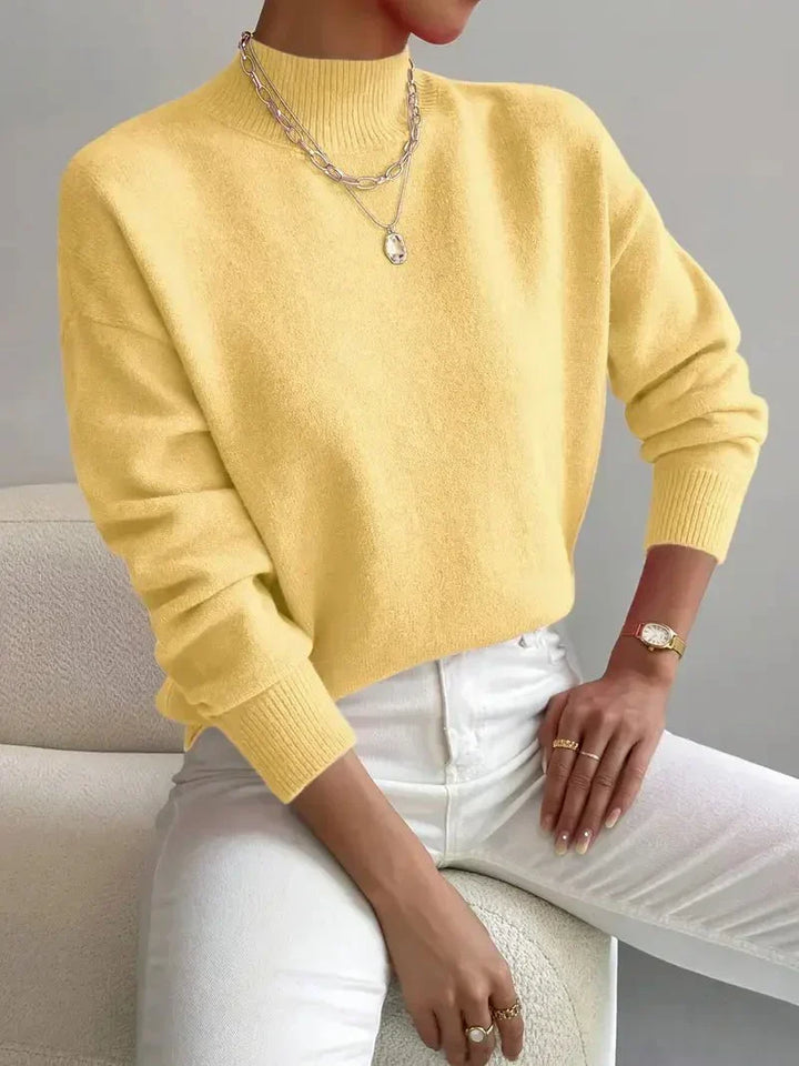 Christiane | Jersey Suave de Cuello Alto