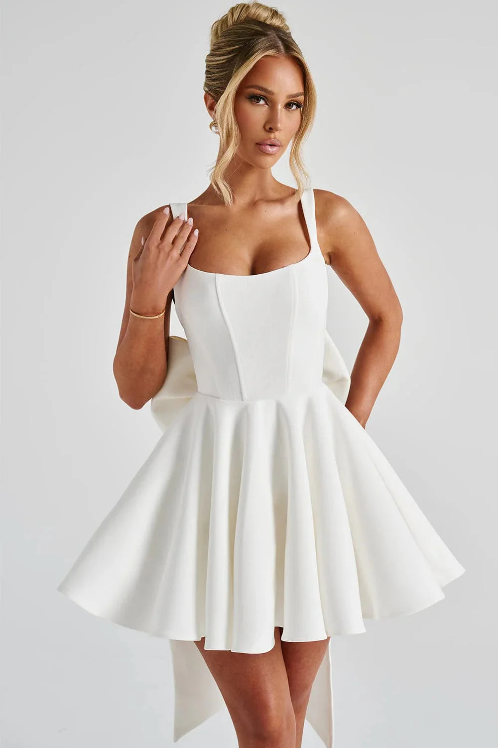 Marla Ivory Mini Dress