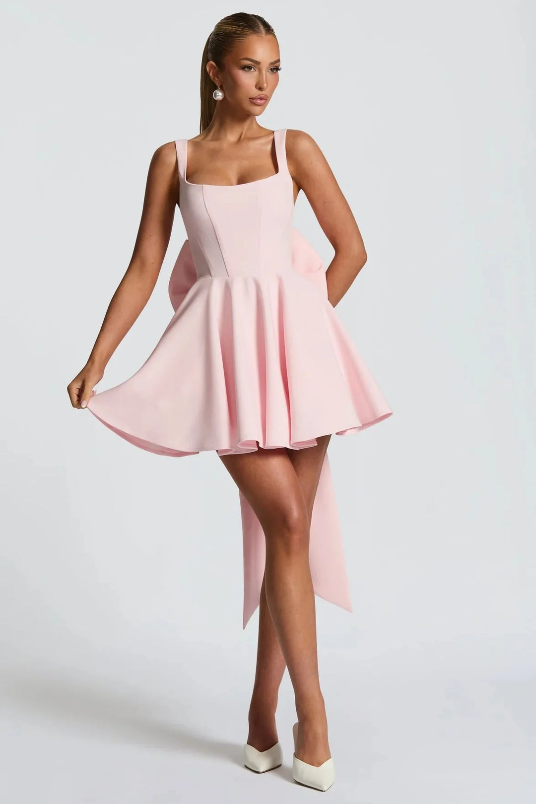 Marla Baby Pink Mini Dress