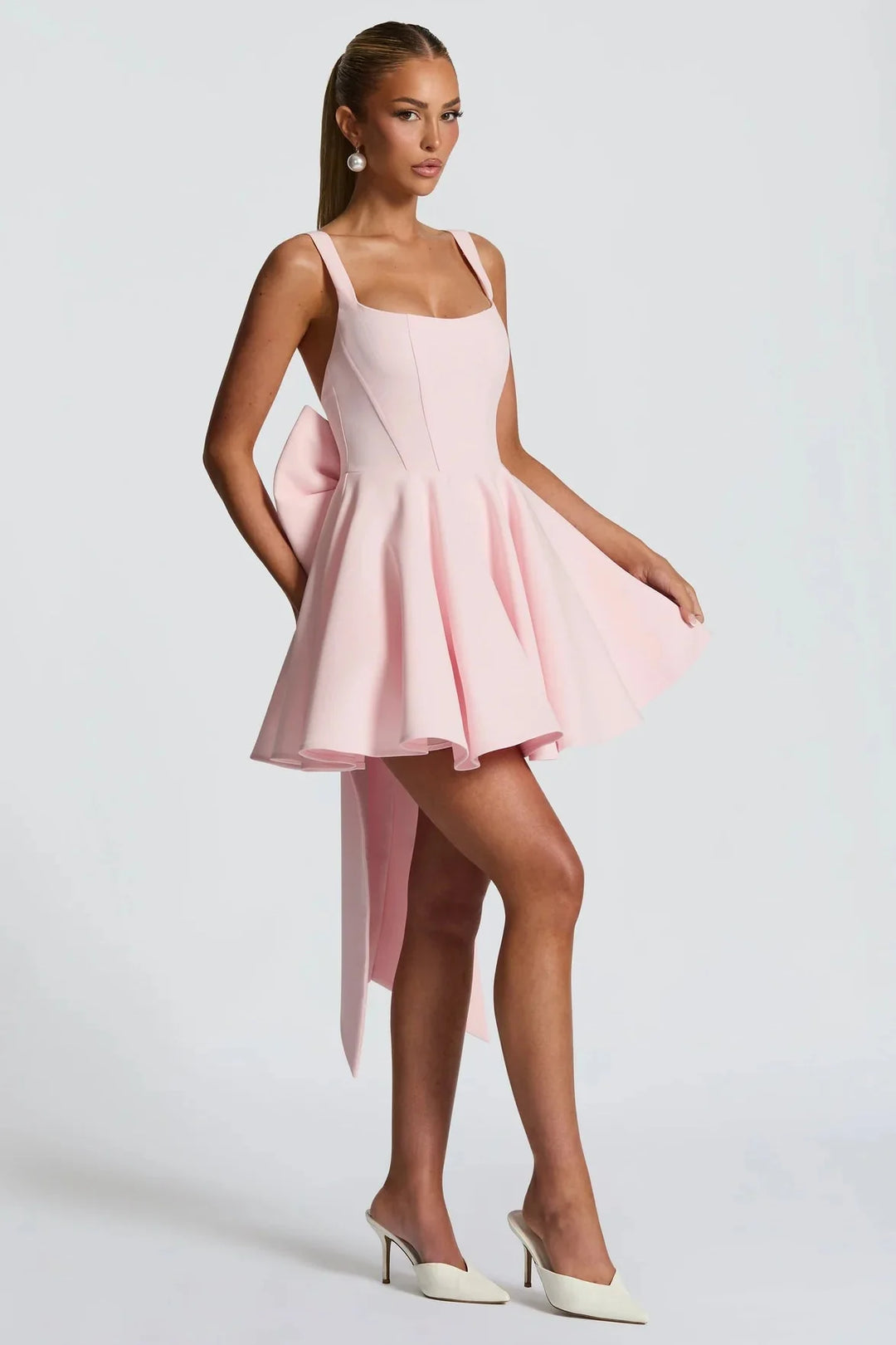 Marla Baby Pink Mini Dress