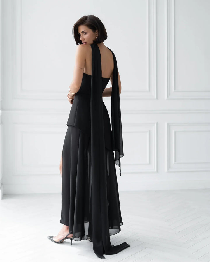 Azaleea Black Maxi Dress