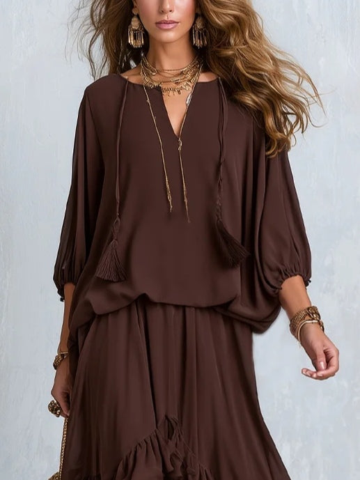 Ondine | Conjunto Bohemio con Volantes