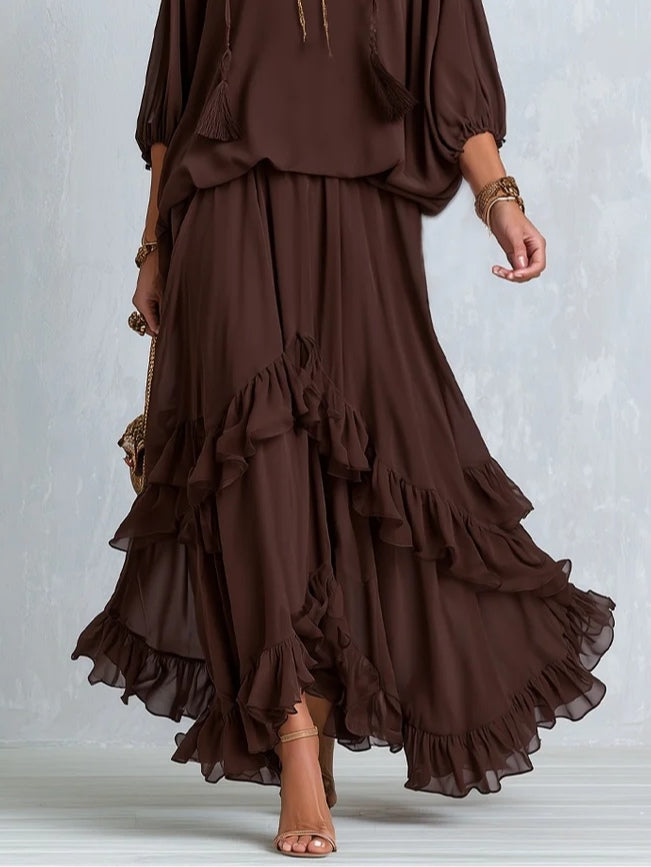 Ondine | Conjunto Bohemio con Volantes