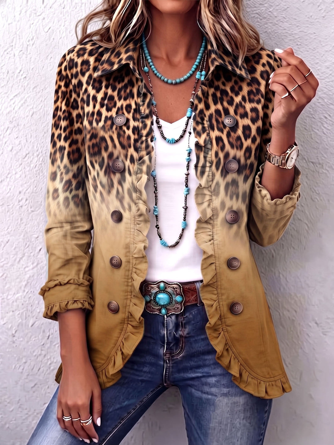 Cassandre | Blazer con Volantes