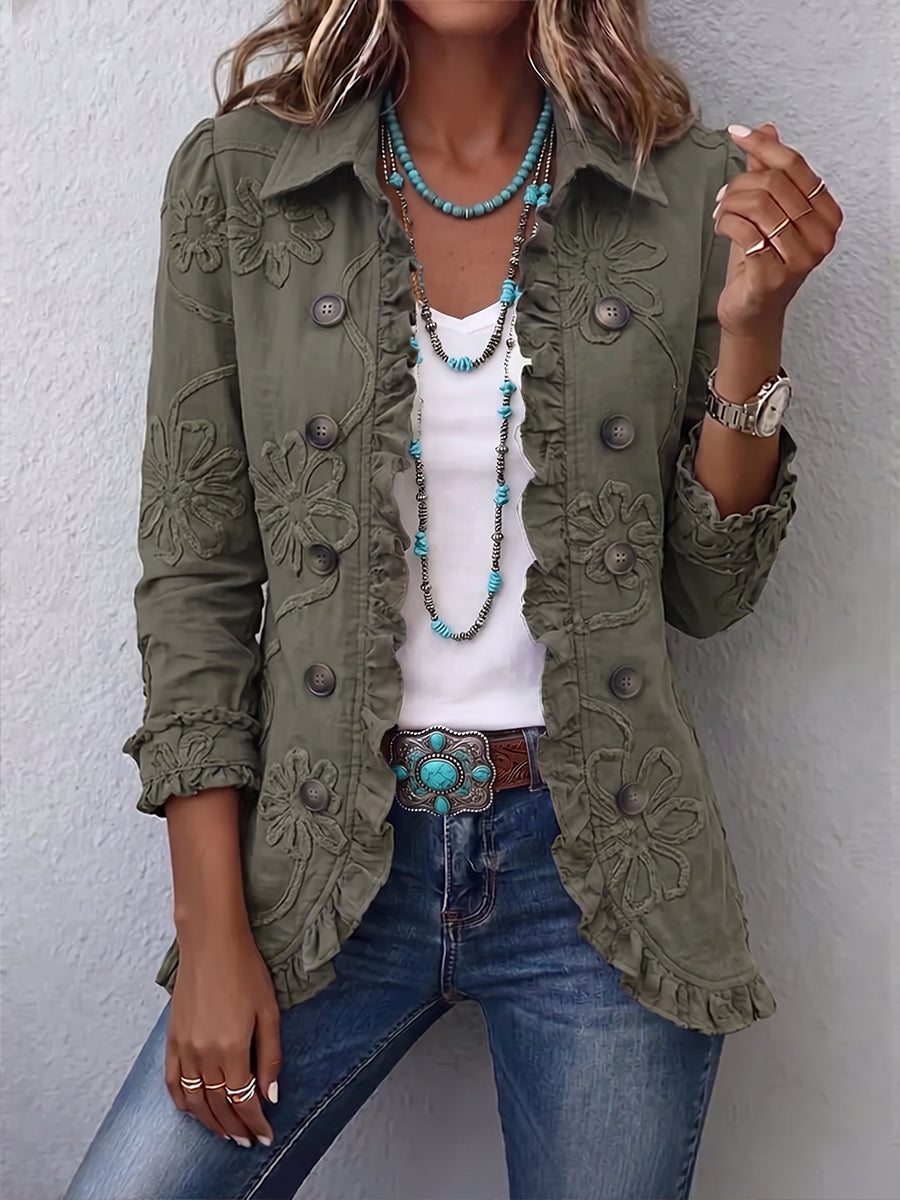 Faustine | Chaqueta Boho Bordada