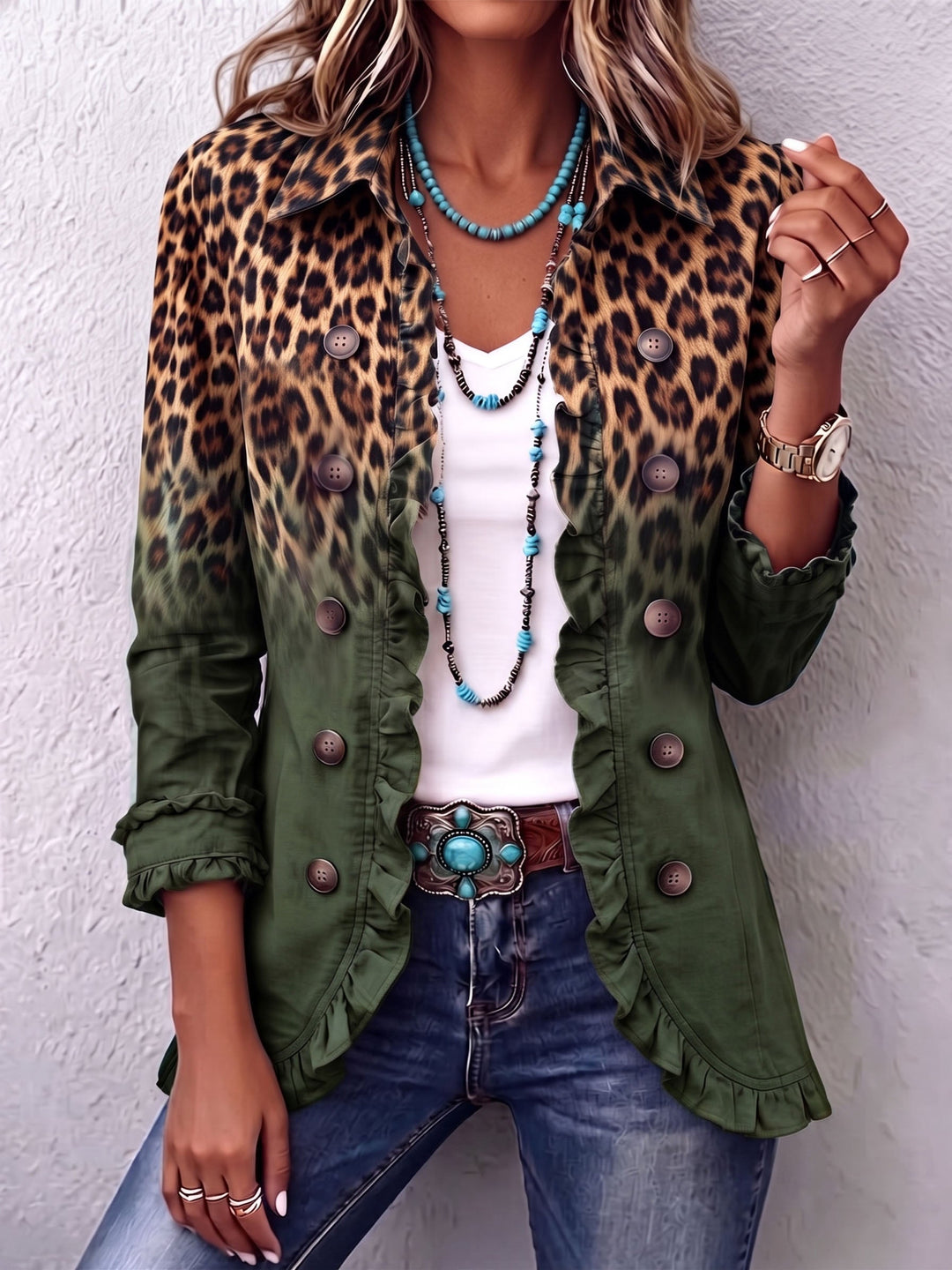 Cassandre | Blazer con Volantes