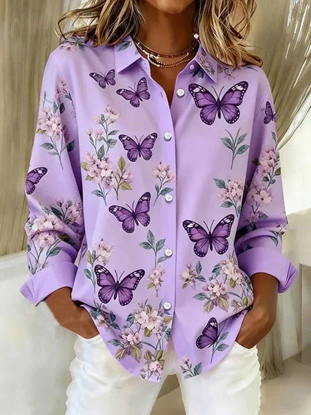 Baukje | Blusa de Mariposas