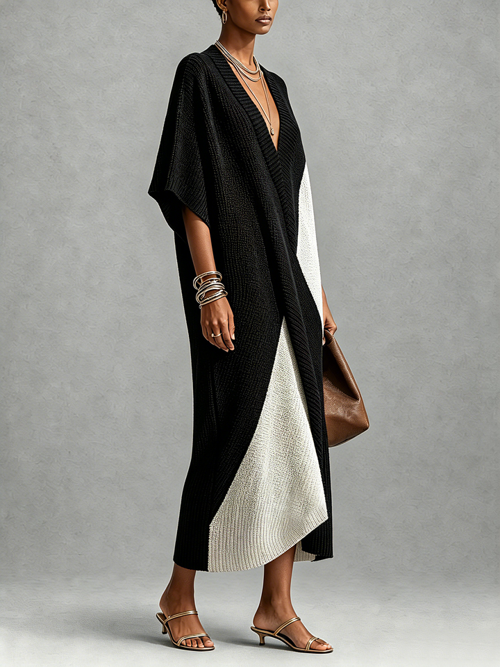 Véra | Vestido Midi Bicolor