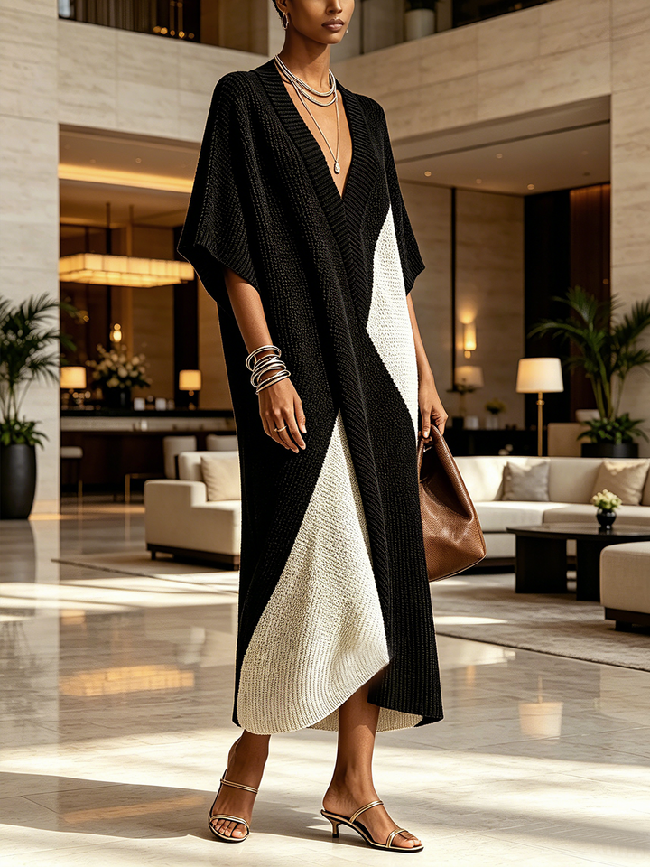 Véra | Vestido Midi Bicolor