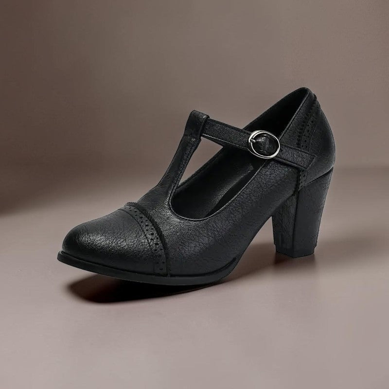 Estela | Zapatos de Tacón Perforados