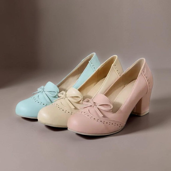 Martine | Zapatos de Tacón con Nudo