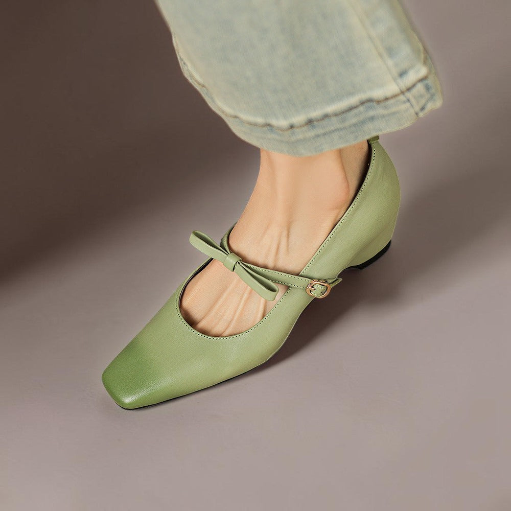 Nadia | Zapatos de Tacón con Lazo