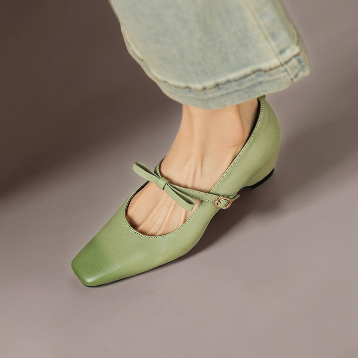 Nadia | Zapatos de Tacón con Lazo