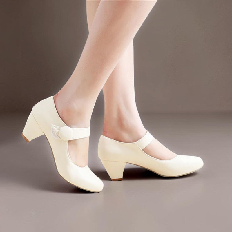 Monique | Zapatos de Tacón Ancho