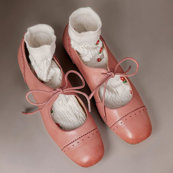Amélie | Zapatos Derby de Cuero