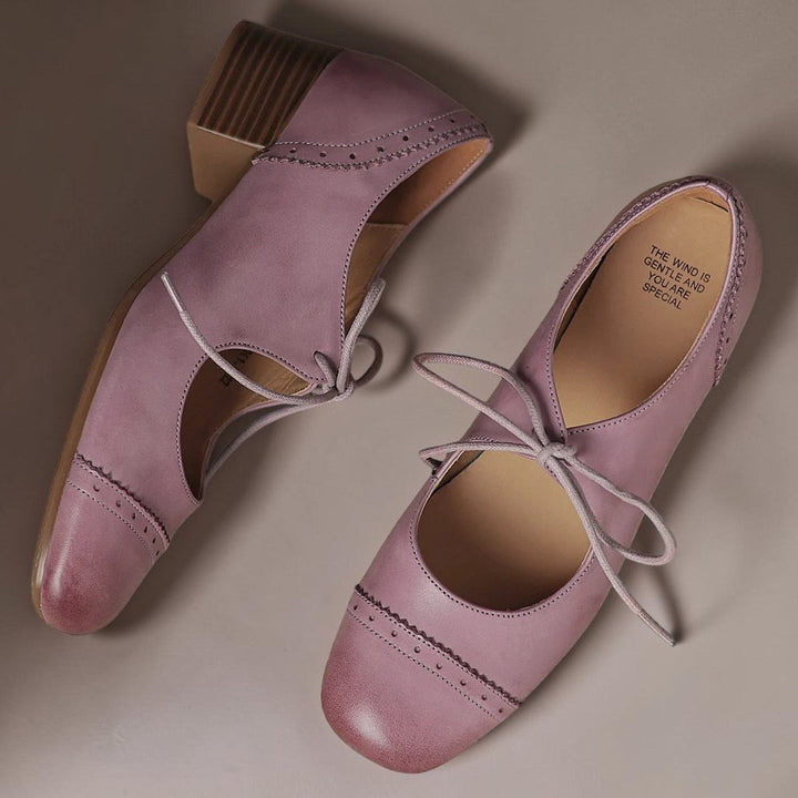 Amélie | Zapatos Derby de Cuero