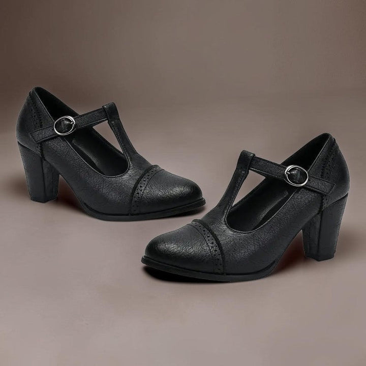 Estela | Zapatos de Tacón Perforados
