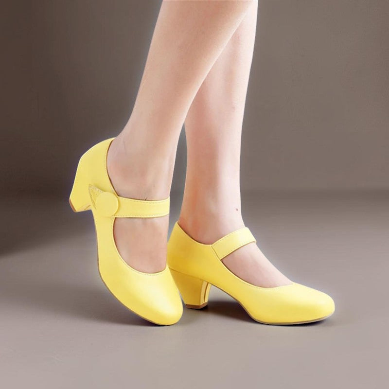 Monique | Zapatos de Tacón Ancho