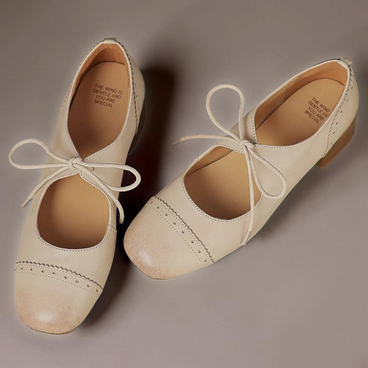 Amélie | Zapatos Derby de Cuero