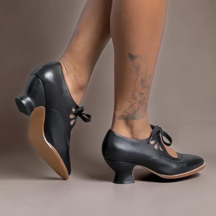 Marie | Zapatos de Tacón con Cordones