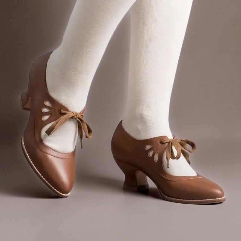 Marie | Zapatos de Tacón con Cordones