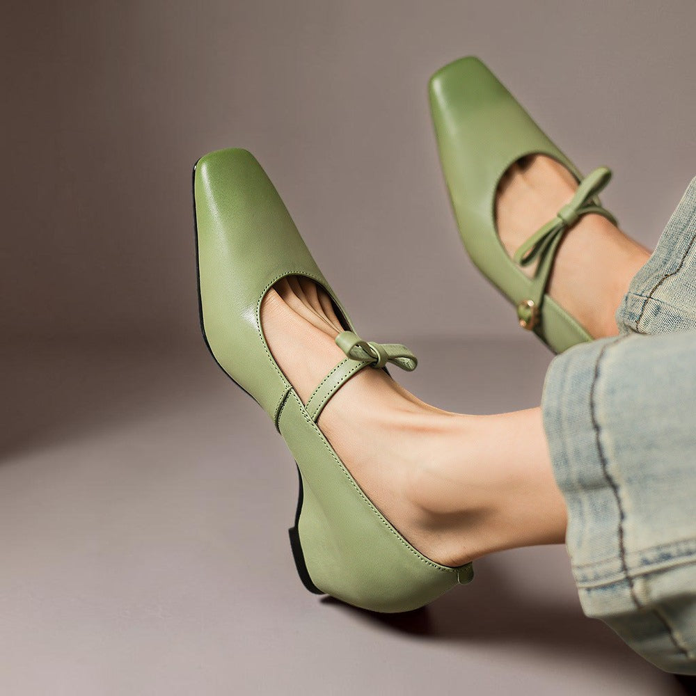 Nadia | Zapatos de Tacón con Lazo