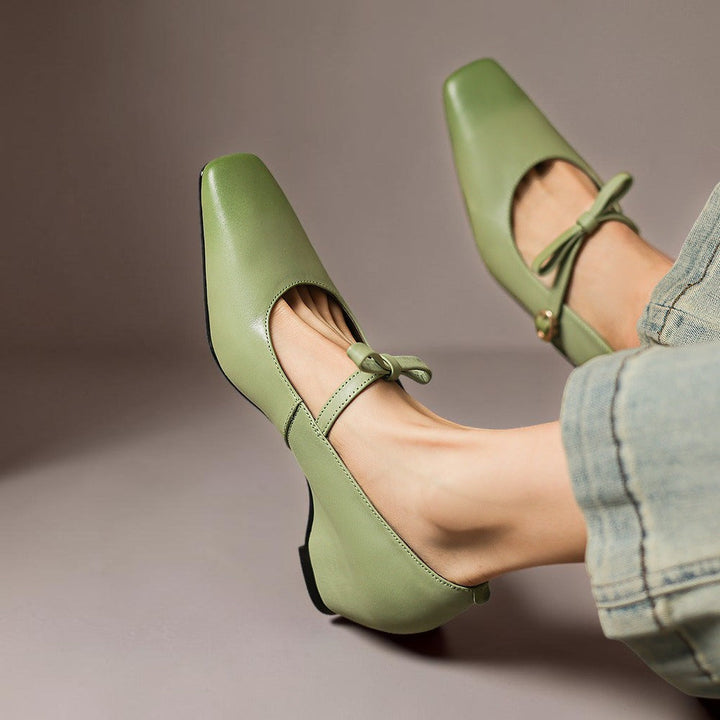 Nadia | Zapatos de Tacón con Lazo