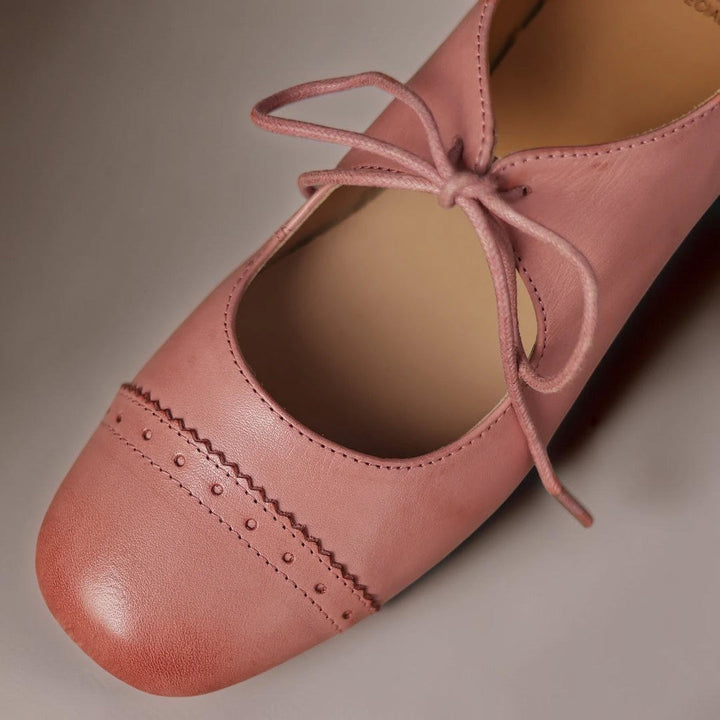 Amélie | Zapatos Derby de Cuero