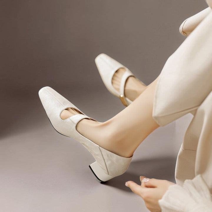 Juliette | Zapatos con Hebilla Dorada