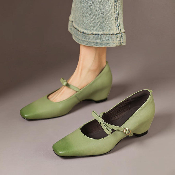 Nadia | Zapatos de Tacón con Lazo
