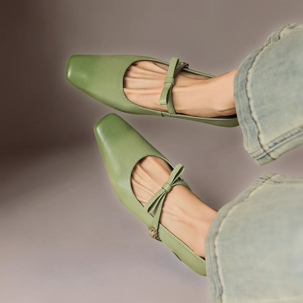 Nadia | Zapatos de Tacón con Lazo