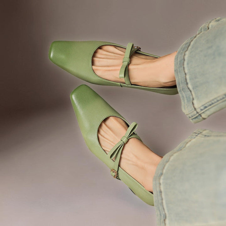 Nadia | Zapatos de Tacón con Lazo