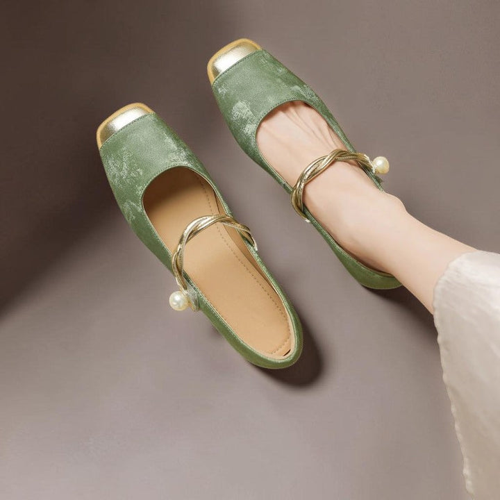 Léa | Zapatos de Tacón y Punta Cuadrada