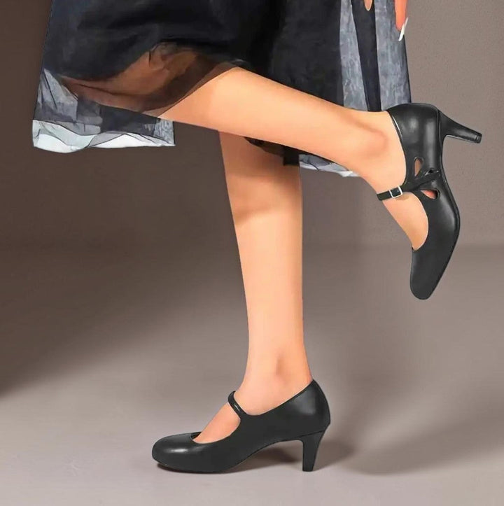 Sylvie | Zapatos de Tacón Negros