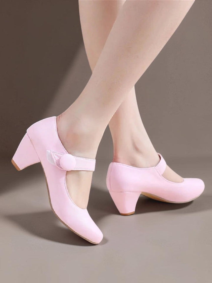 Monique | Zapatos de Tacón Ancho