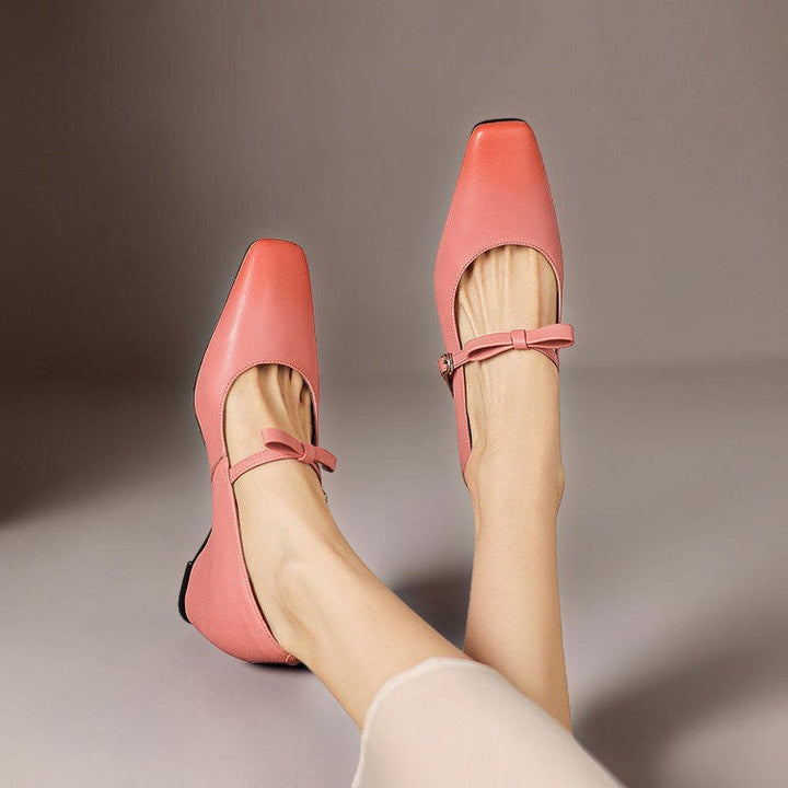 Nadia | Zapatos de Tacón con Lazo