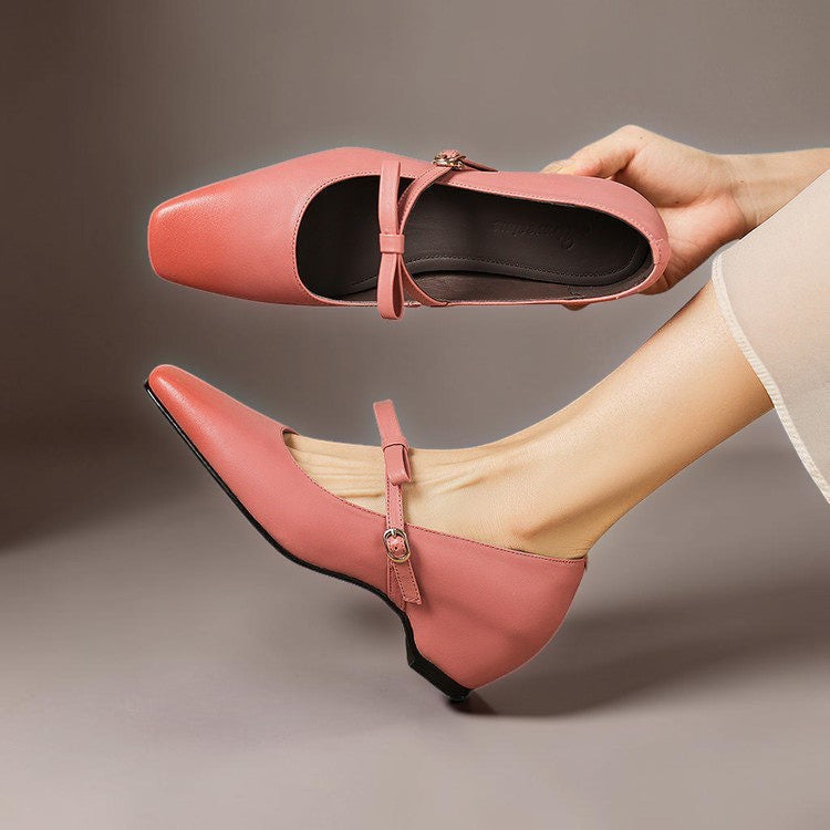 Nadia | Zapatos de Tacón con Lazo
