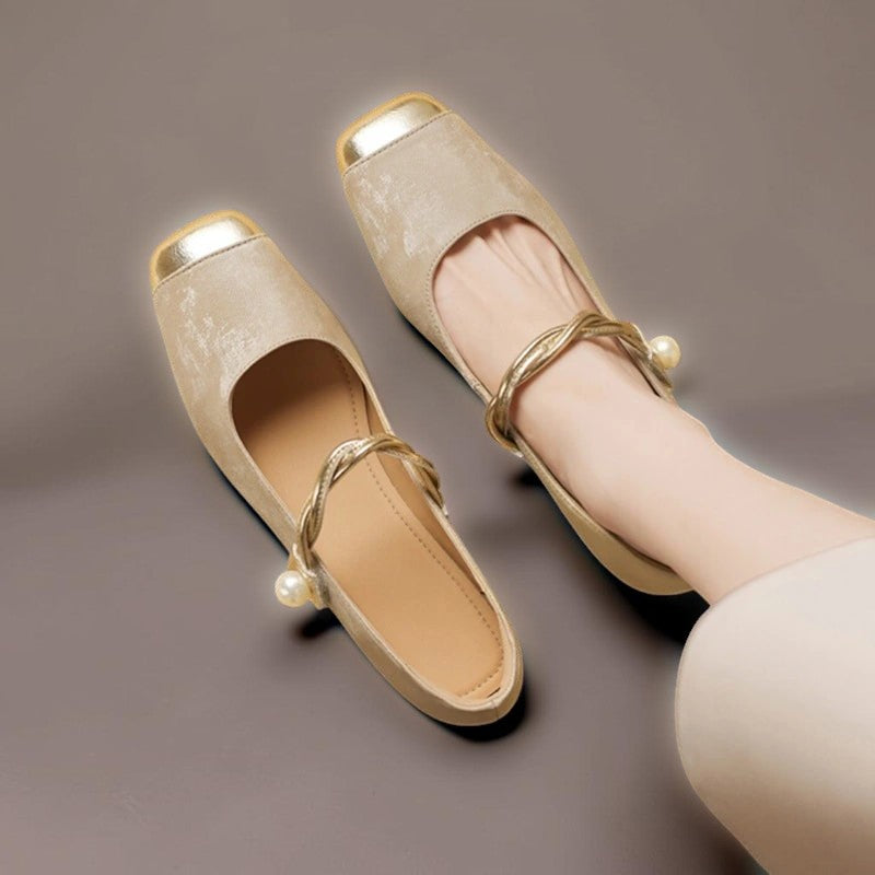 Léa | Zapatos de Tacón y Punta Cuadrada