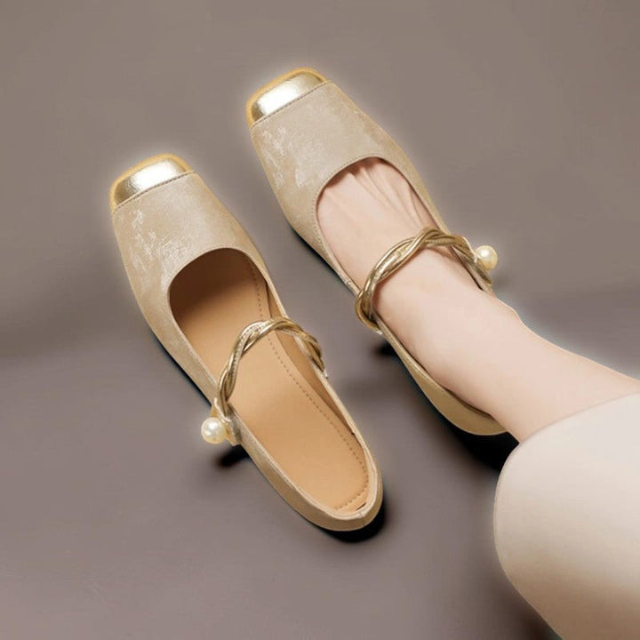 Léa | Zapatos de Tacón y Punta Cuadrada