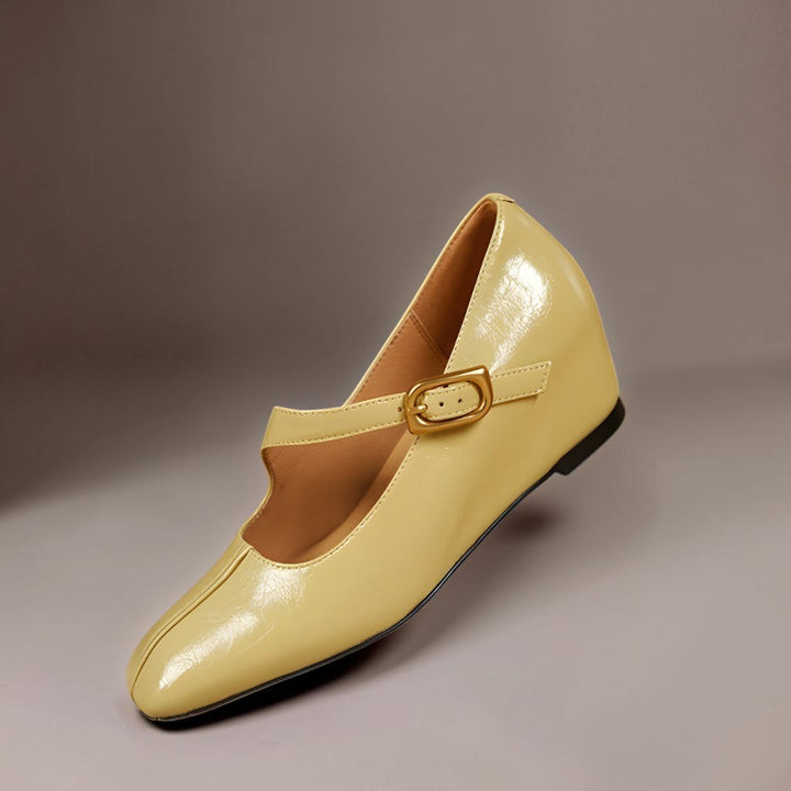 Isabela | Zapatos de Cuero de Punta Cuadrada