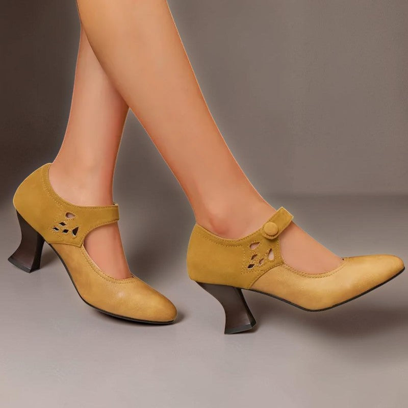 Camille | Zapatos de Tacón de Ante